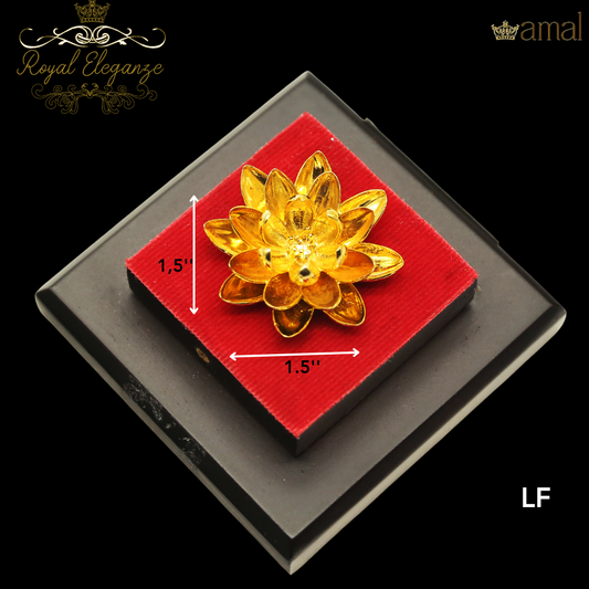 24K Gold Plated Lotus Flower
